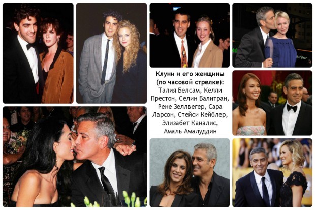 Джордж Клуни и его женщины