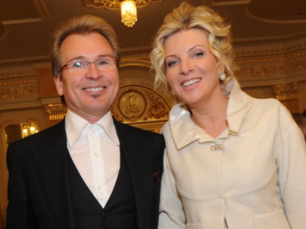 Александр Малинин с женой