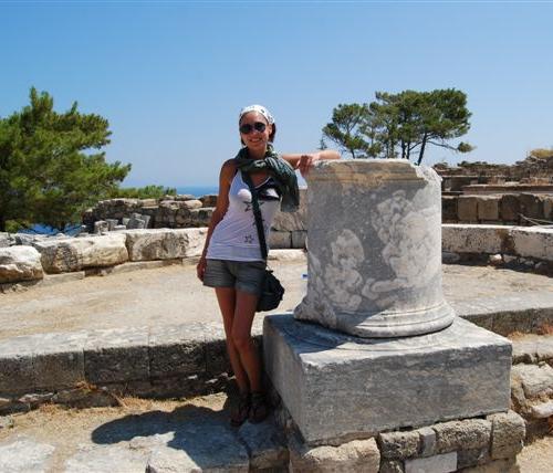 Алена Винницкая на отдыхе в Греции