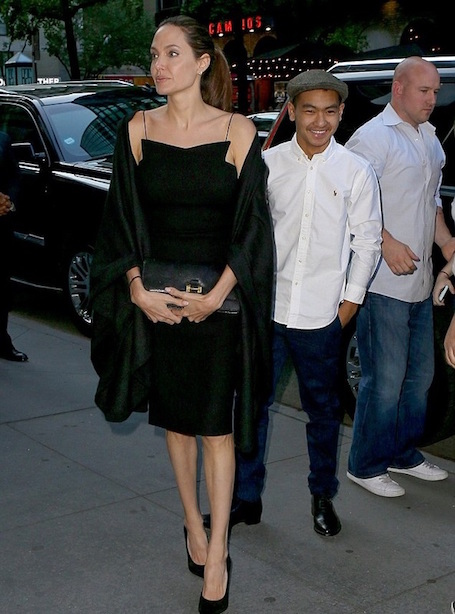 Анджелина Джоли с сыном