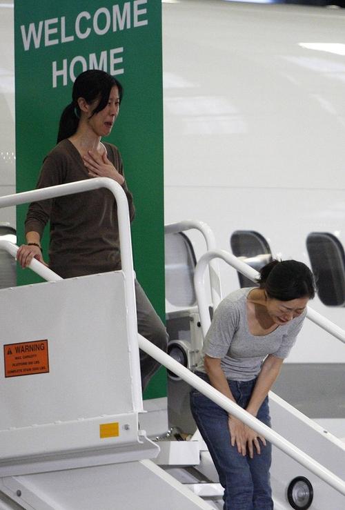 9. Юна Ли и Лора Лин - американские журналистки телеканала Current TV Юна Ли и Лора Лин, которых приговорили к 12 годам тюрьмы в Северной Корее