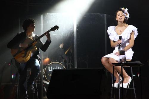Джамала на своем первом сольном концерте в Киеве