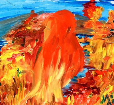 Картина Ильи Лагутенко "Осень"