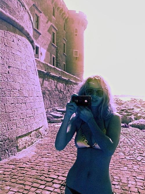 Светлана Лобода на отдыхе в Италии
