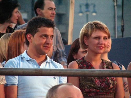Владимир Зеленский с супругой Леной