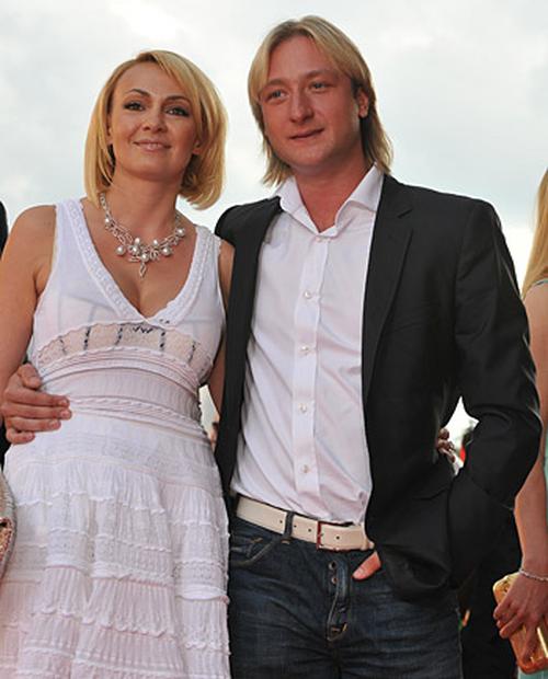 Яна Рудковская и Евгений Плющенко