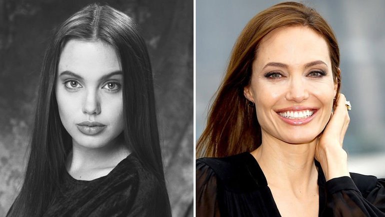 Анджелина Джоли в школьные годы 